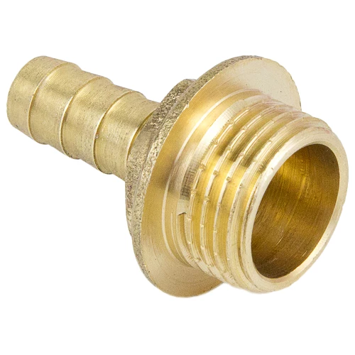 Переходник неразъемный Aquasfera 9102 Дн12x1/2″ Ру16 наружная резьба/штуцер, для шланга, материал - латунь