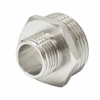 Ниппель переходной STI Ду25х15 (1″ х 1/2″) никелированный