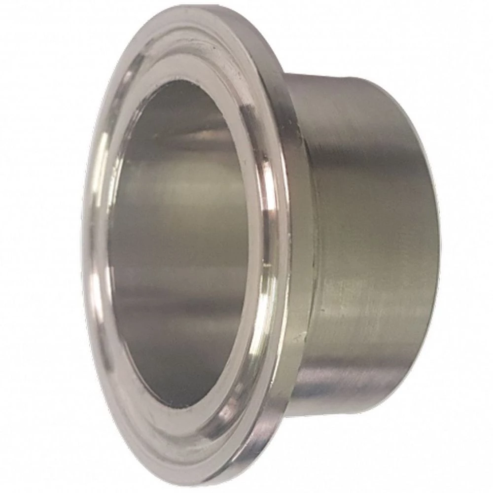 Патрубок NewKey NK-PBre Clamp Дн150 под приварку для молочной муфты, корпус - нержавеющая сталь AISI304, длина - 28 мм