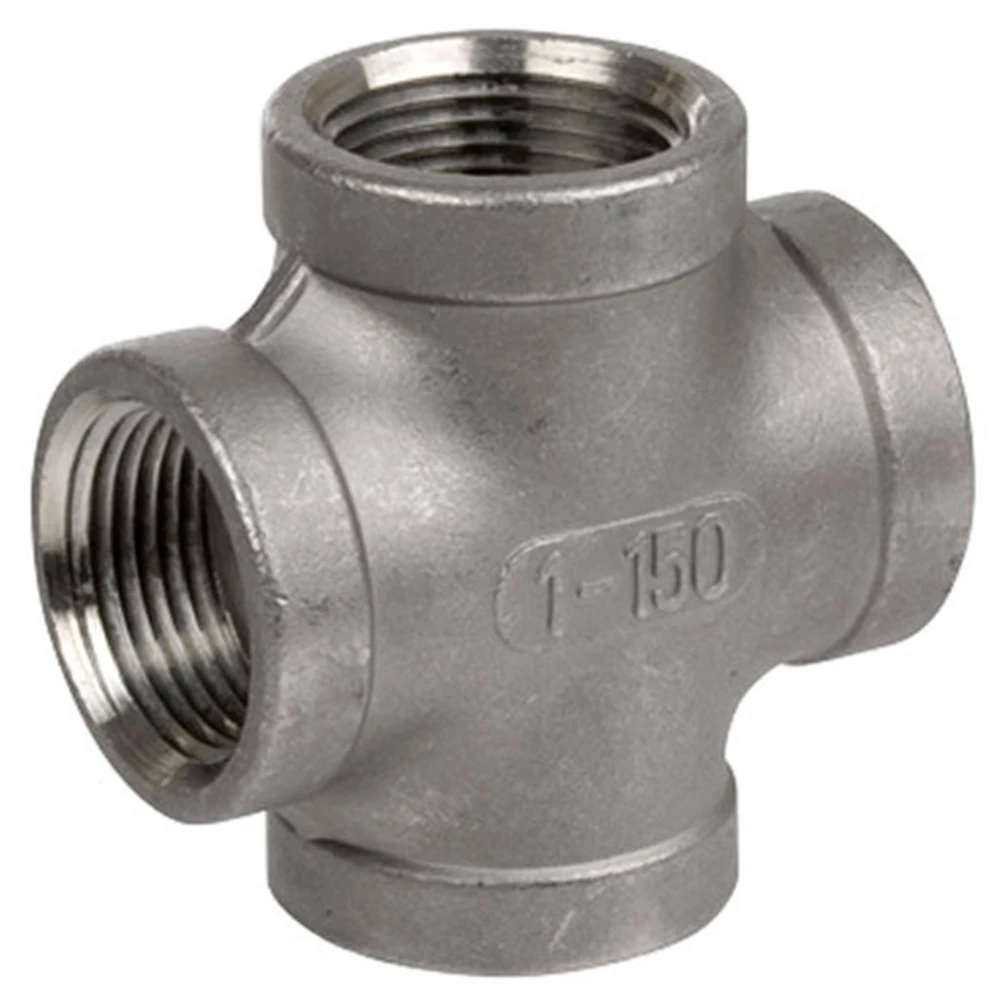 Крестовина Китай 1 1/2″ Ду40 Ру20 корпус – нержавеющая сталь AISI304, внутренняя резьба