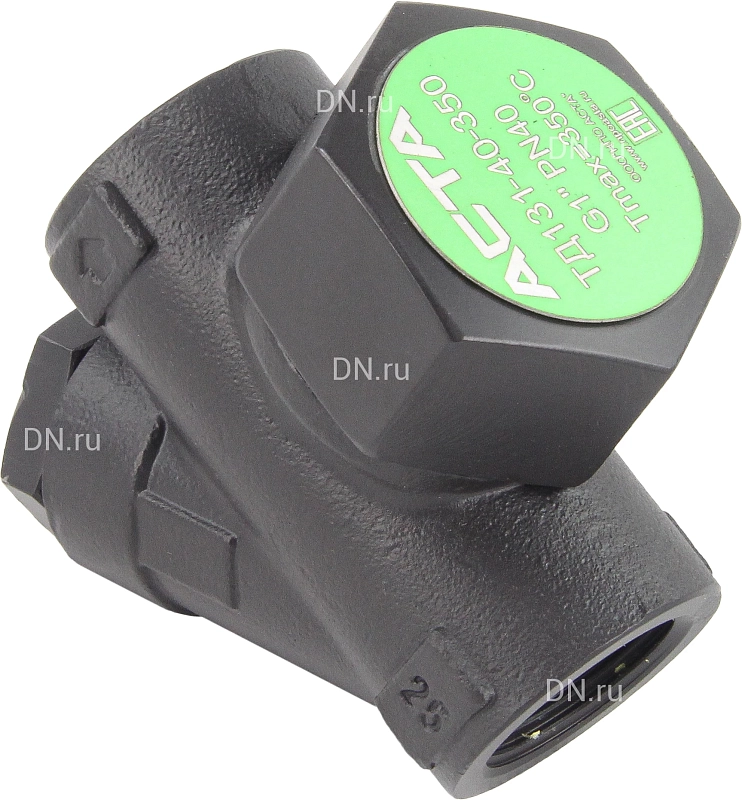Конденсатоотводчик АСТА ТД131 1″ Ду25 Ру40 термодинамический муфтовый, корпус - сталь