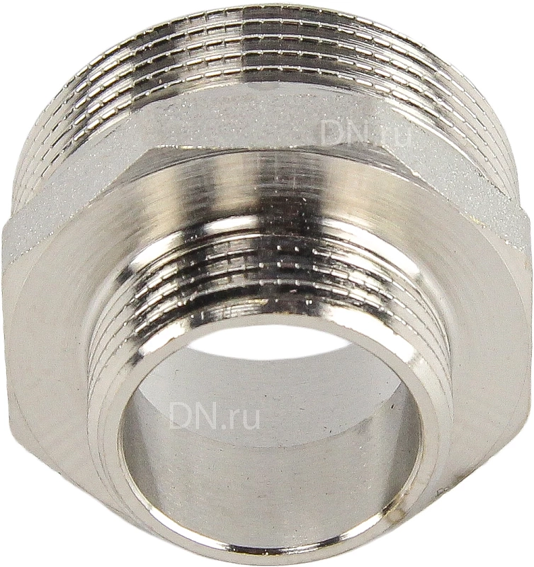 Ниппель переходной STI Ду25х15 (1″ х 1/2″) никелированный
