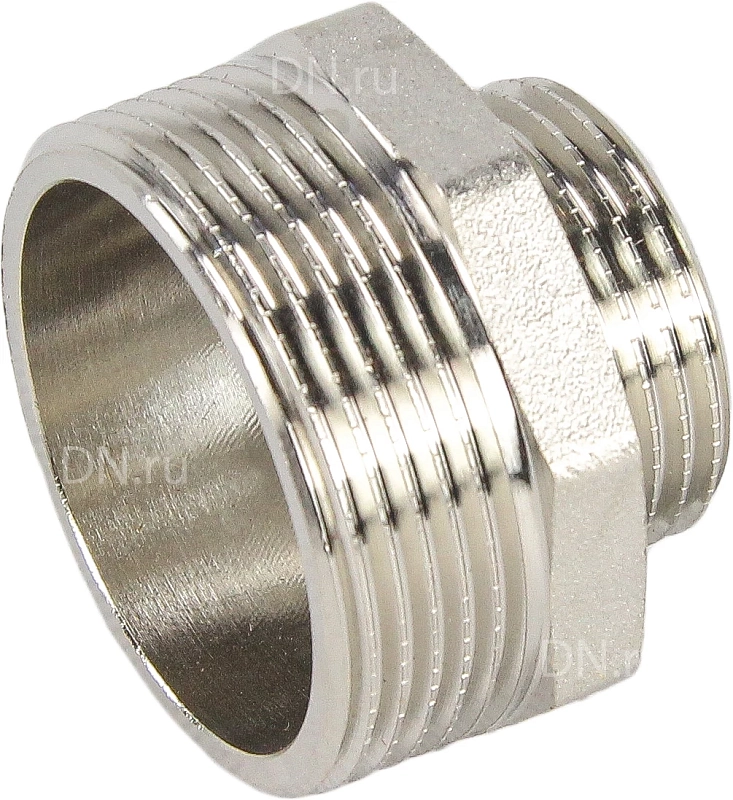 Ниппель переходной STI Ду25х15 (1″ х 1/2″) никелированный