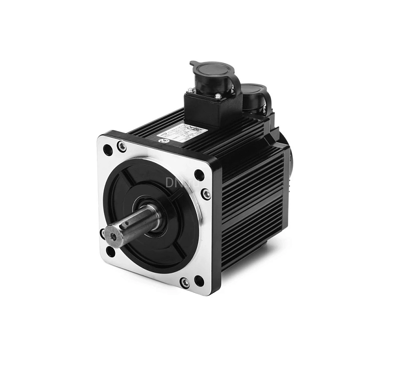 Серводвигатель DORNA PMSM 80DNMA2-0D75DKAM трехфазный, монтажное исполнение - фланец NEMA 32 (80мм), мощность - 0.75кВт, частота вращения - 3000об/мин, энкодер 5000PPR